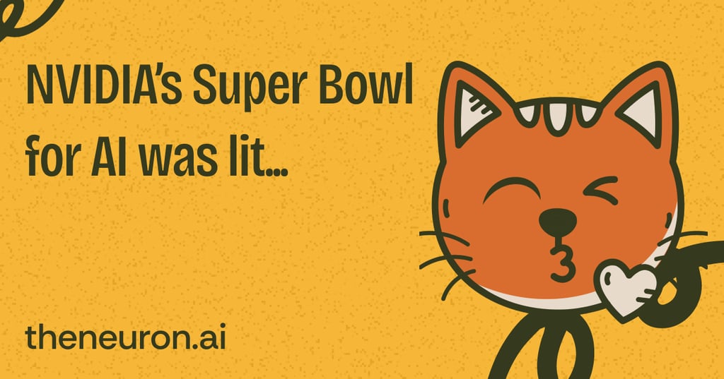 😺NVIDIA's AI Superbowl Thumbnail