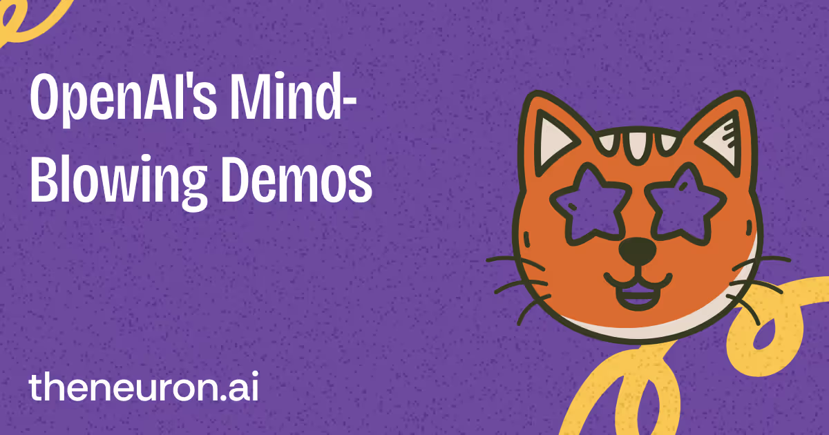 😺 Mind-blowing ChatGPT-4o demos Thumbnail