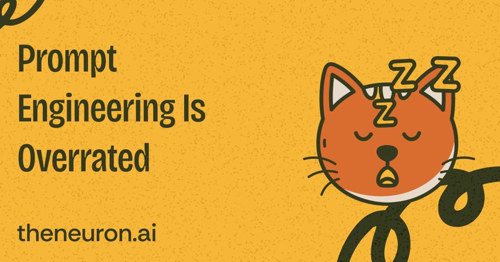 😺 Prompt engineering is overrated Thumbnail