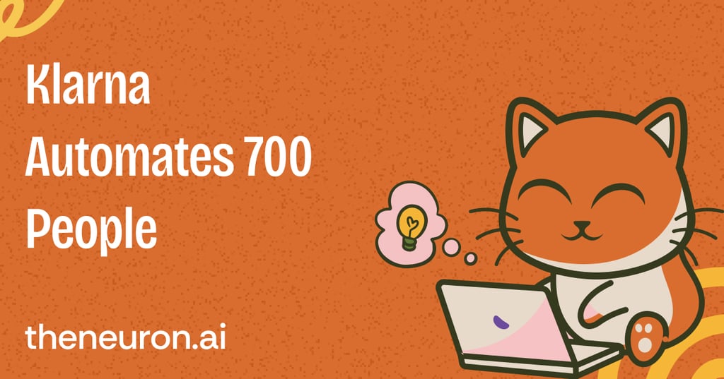 😺 Klarna's automates 700 agents Thumbnail