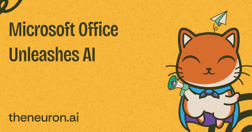 😺 Microsoft Office unleashes AI Thumbnail