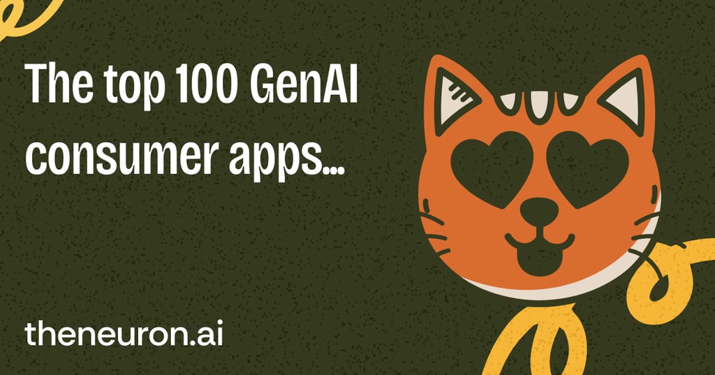 😸 Which of these top 100 genAI apps do you use? Thumbnail