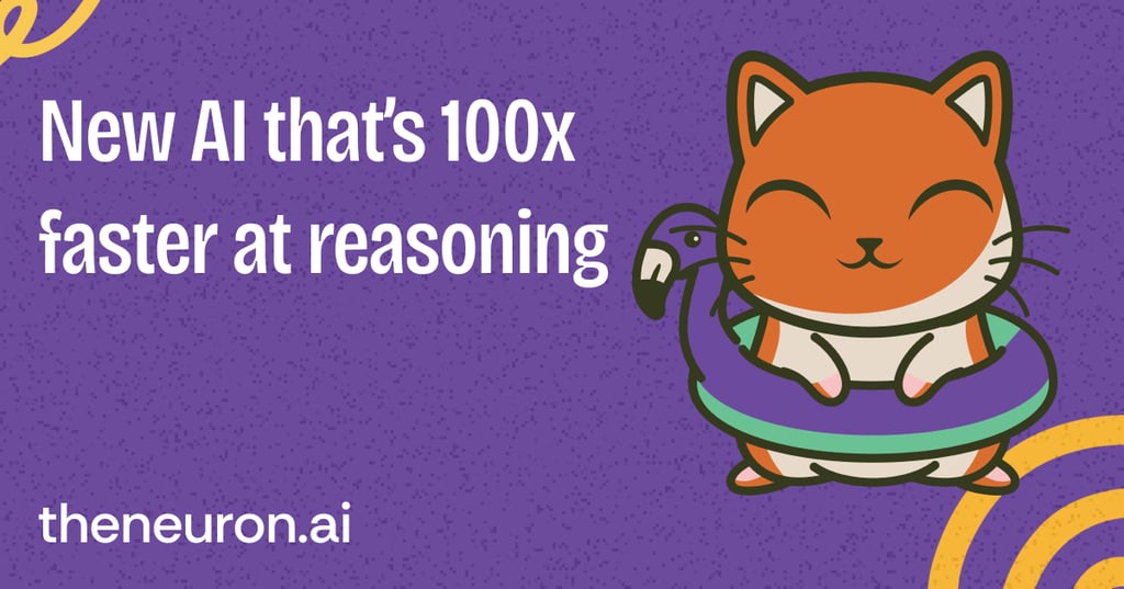 😺 This new AI is 100x faster at reasoning than ChatGPT... Thumbnail