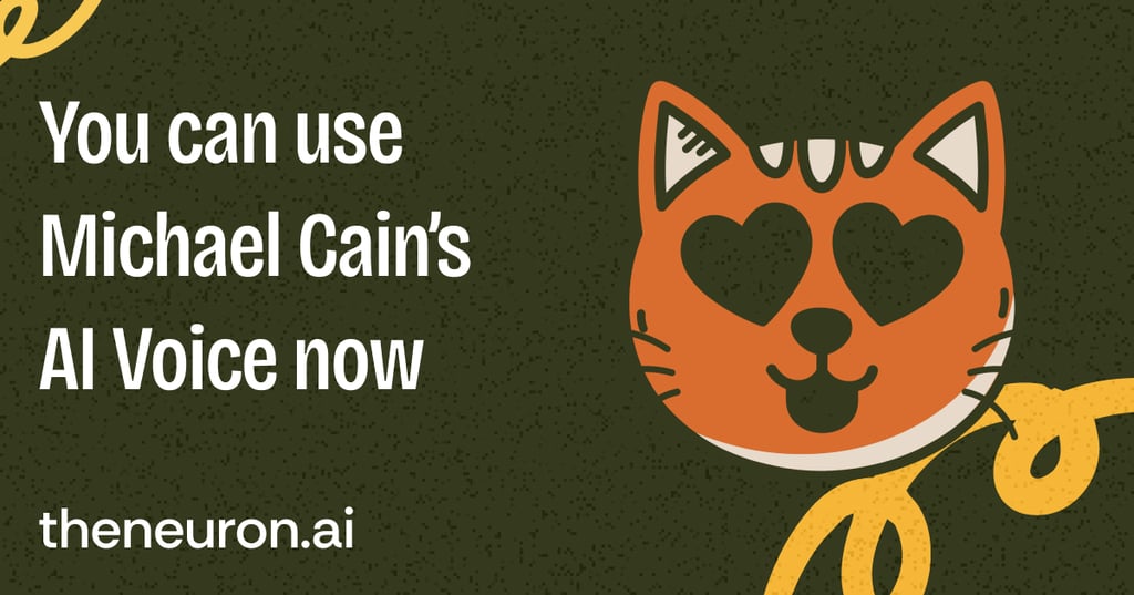 😸 Michael Caine's voice is now for sale (legally) Thumbnail