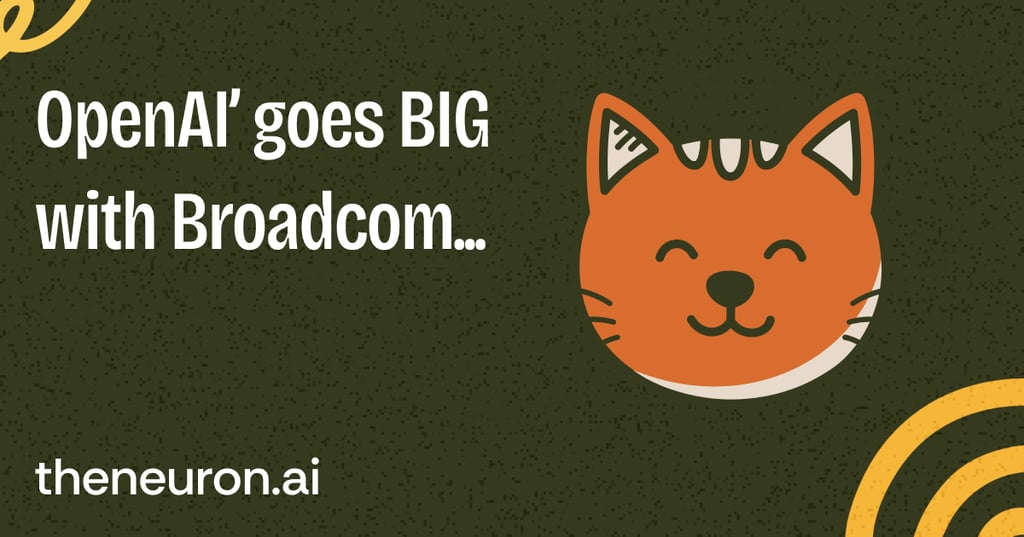 😸 OpenAI's BIG bet on buildings its own chips (with Broadcom) Thumbnail