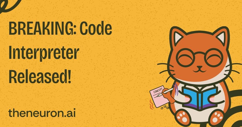 😺 BREAKING: Code Interpreter released! Thumbnail