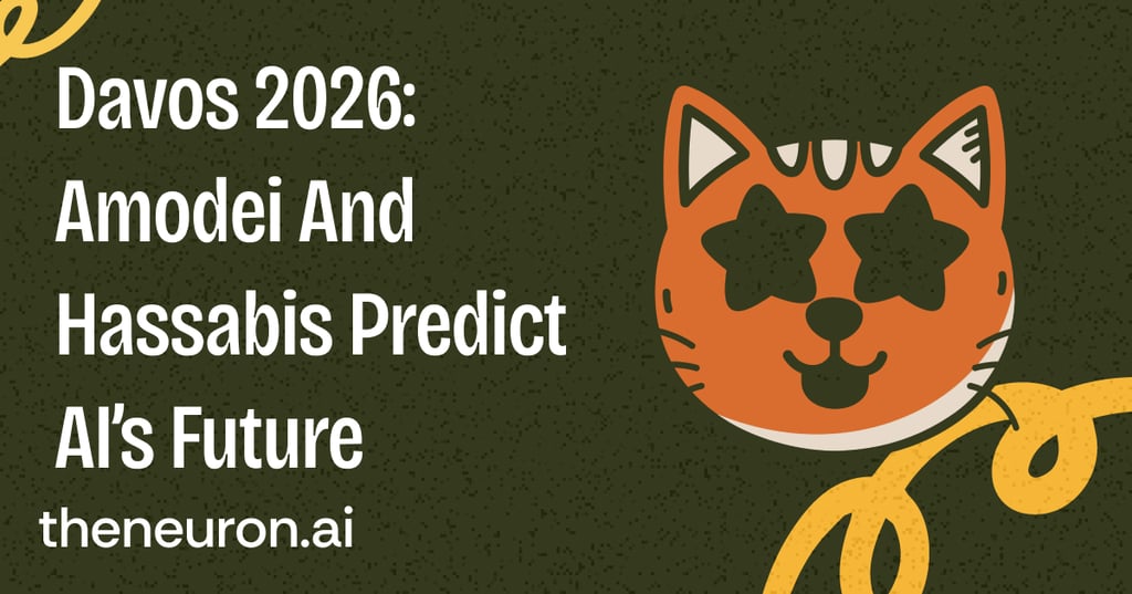 😸 Dario vs Demis: Dueling Davos AI Predictions Thumbnail