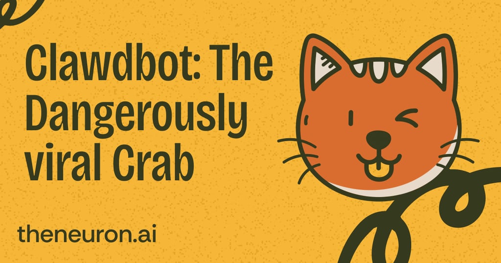 😸 Clawdbot, the dangerously viral crab, explained Thumbnail
