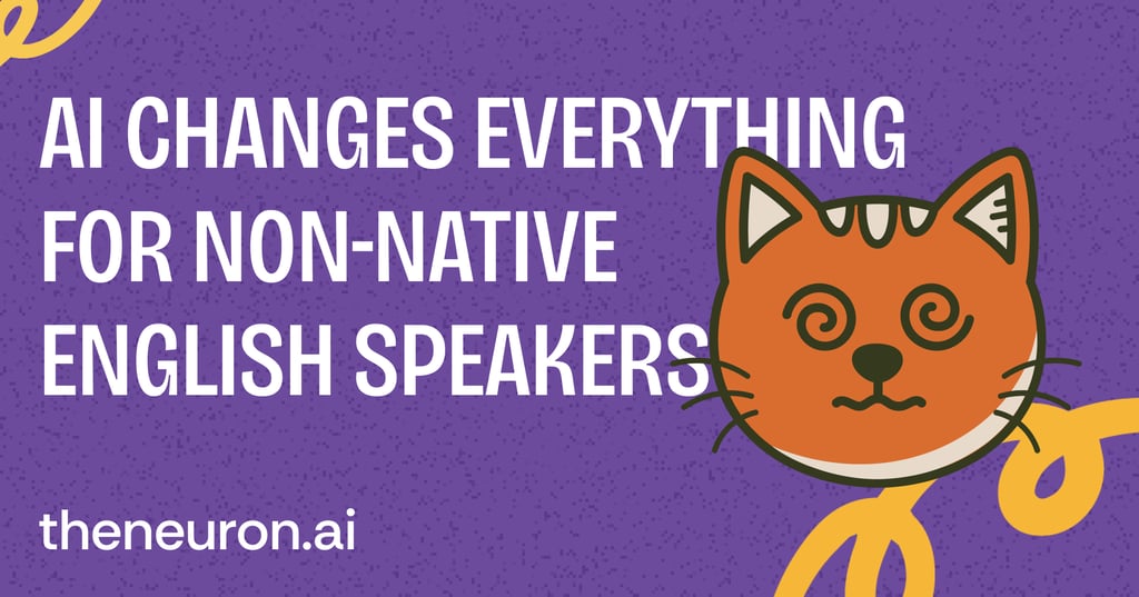 🐈 AI changes everything for non-native English speakers Thumbnail