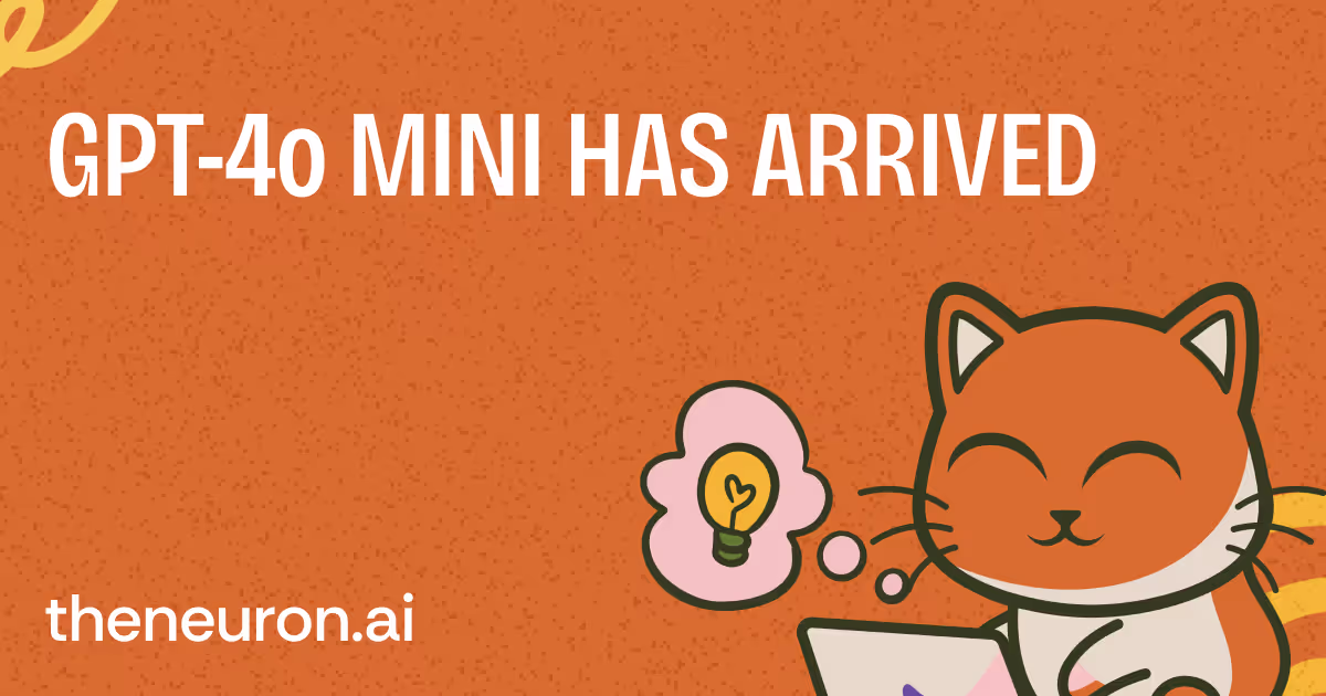 😺 GPT-4o mini has arrived Thumbnail