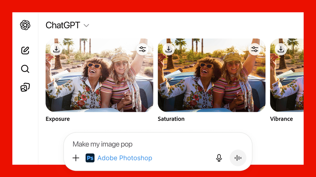 Adobe releases Photoshop, others as a Free ChatGPT App Cover Image