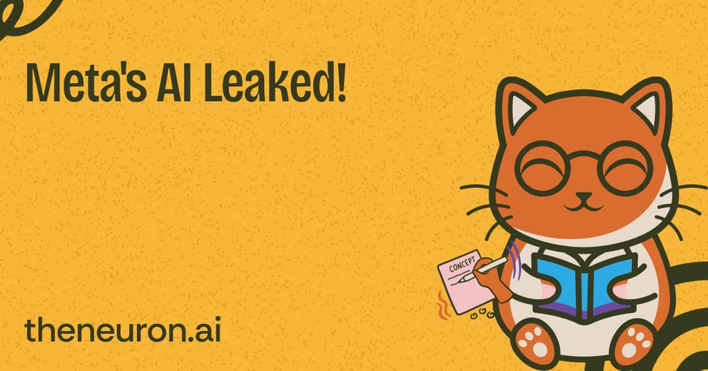 😺 LEAKED: Meta's AI model Thumbnail
