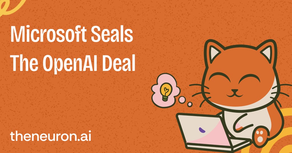 🐈 Microsoft seals the OpenAI deal Thumbnail