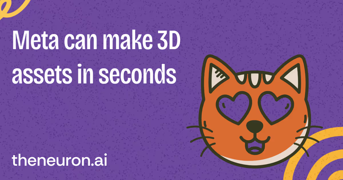  😸 Meta's new 3D magic trick Thumbnail