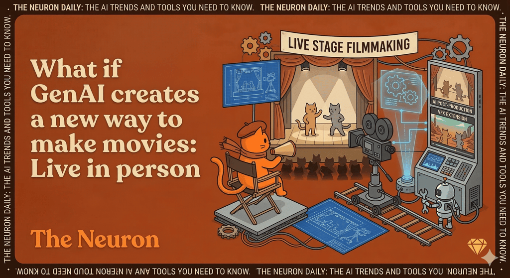 What If GenAI in Hollywood Leads to Us Filming Movies Like Concerts?