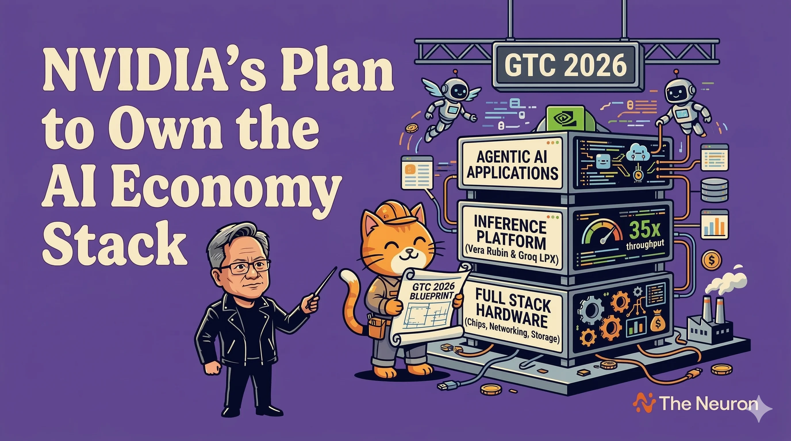 NVIDIA GTC 2026: Huang's Blueprint for AI Infrastructure | The Neuron