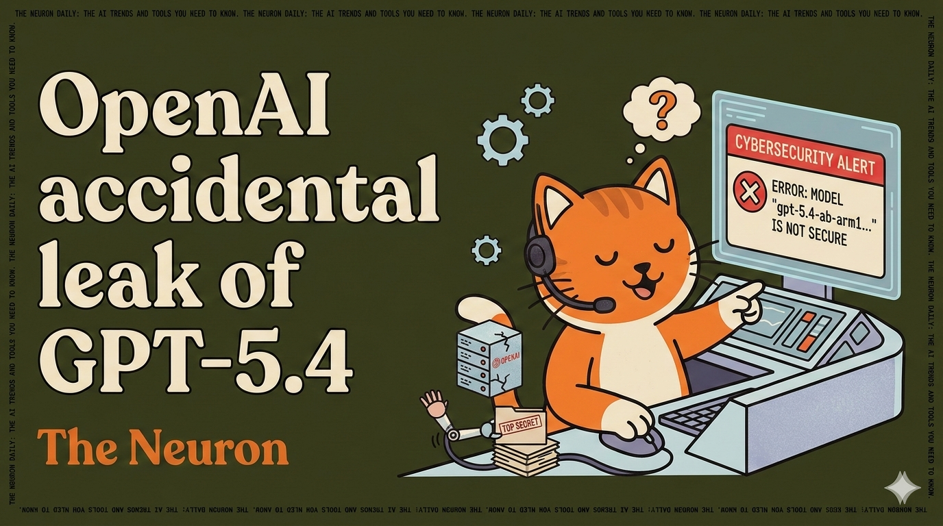 😺 OpenAI leaked GPT-5.4 three times