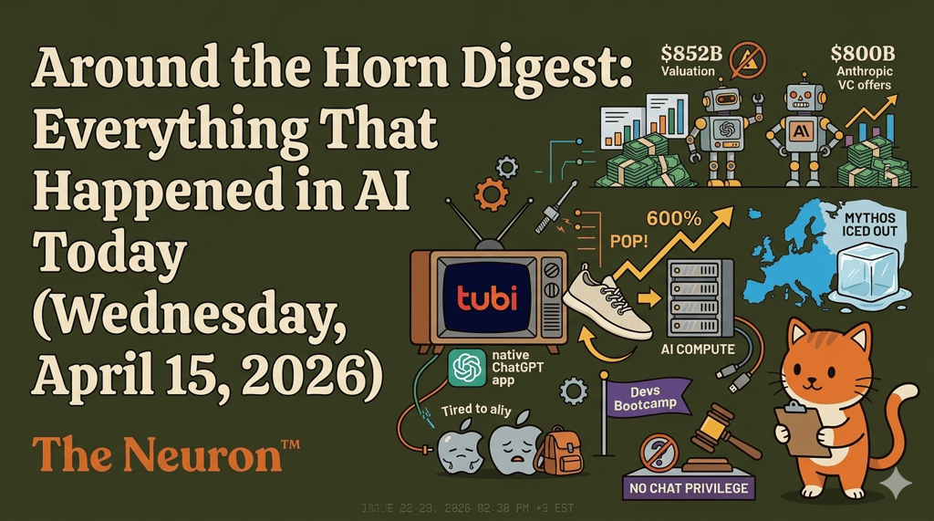 Around the Horn Digest Wednesday, APril 15 2026
