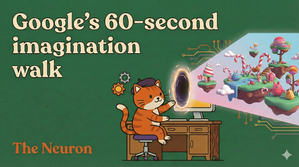 😸 Google lets you walk inside your dreams (for $250/mo anyway 👀)