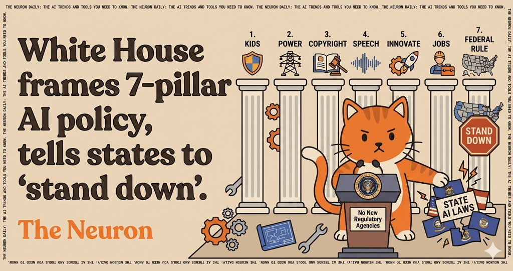 😸 The TL;DR on the White House's new AI plan 