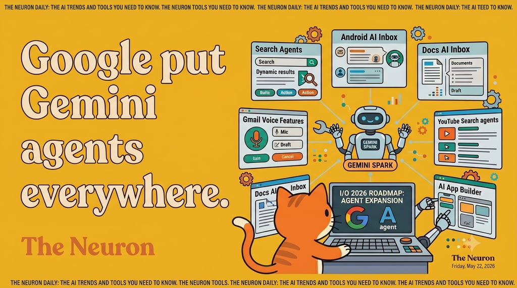 😺 Google just put agents in everything