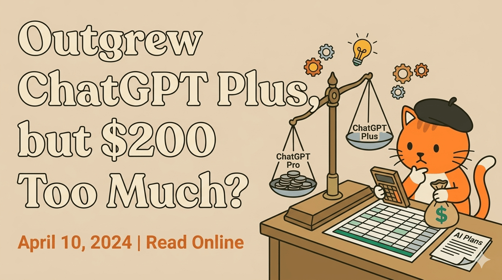 😺 ChatGPT gets a $100 tier