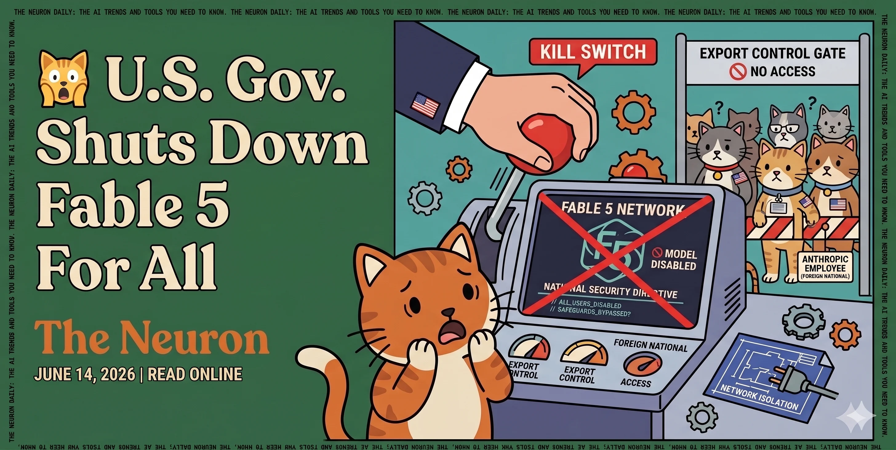 🙀 US Gov Shuts Down Claude Fable