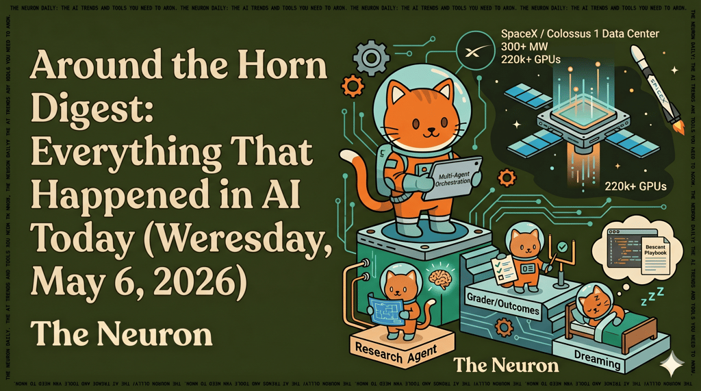 "Around the Horn Digest: Everything That Happened in AI Today (Wednesday, May 6, 2026)"