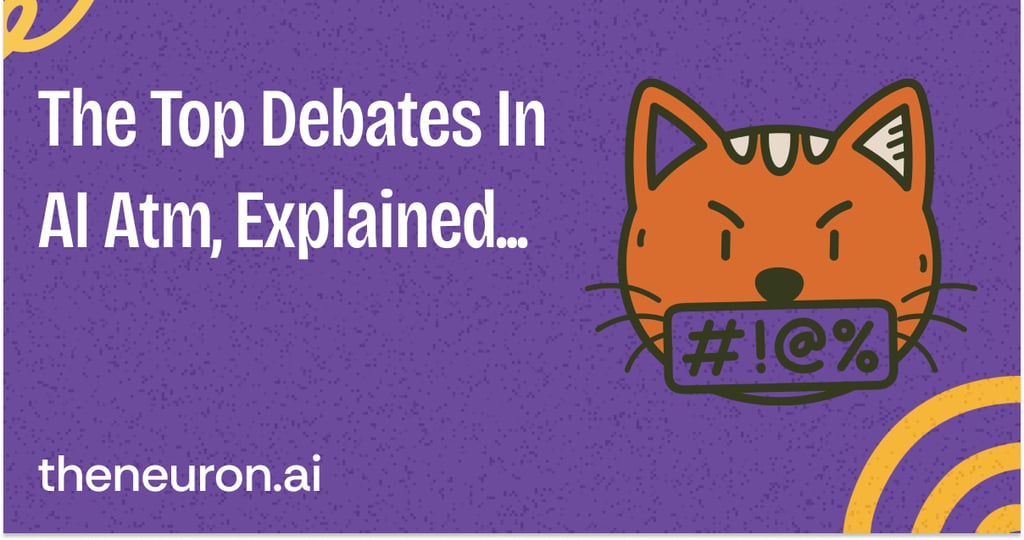 😸 5 Major AI Debates, Explained... Thumbnail