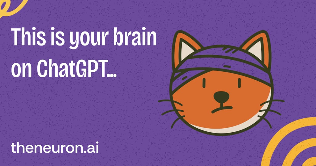 😺 Here's what your brain on ChatGPT looks like... Thumbnail