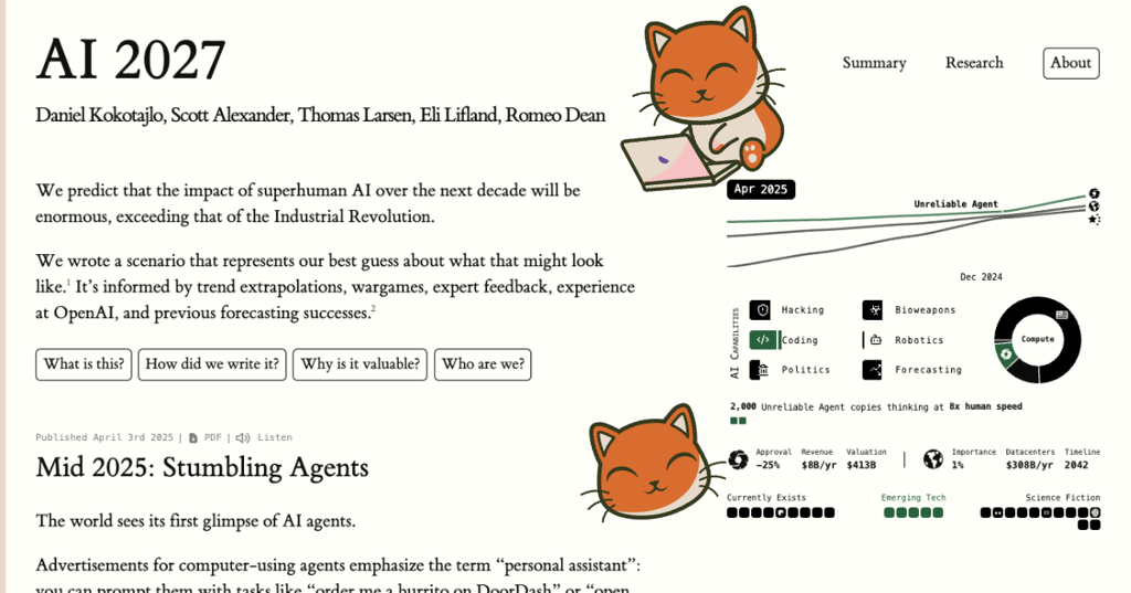 An Ex-OpenAI researcher predicts AGI by 2027—here’s the wild roadmap. Cover Image