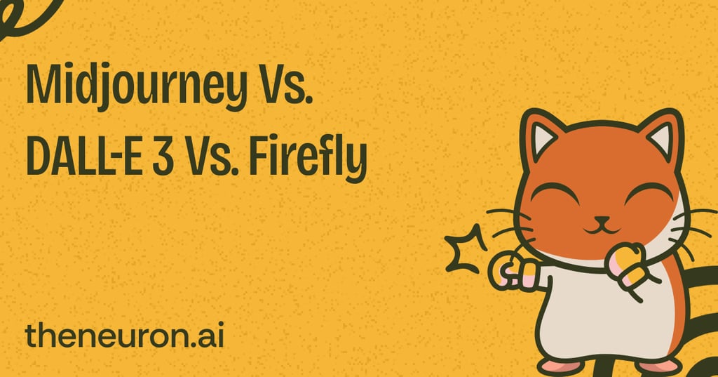 😺 Firefly vs. DALL-E 3 vs. Midjourney Thumbnail
