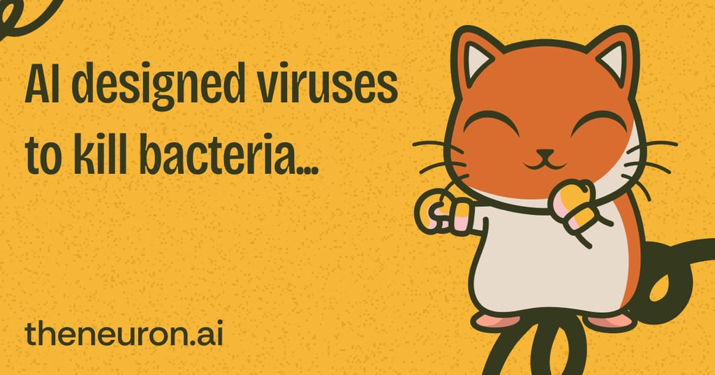 😸 AI designed viruses to kill bacteria?! Thumbnail