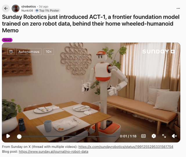 This Home Robot Learned to Do Your Dishes from 10 Million Real Family Routines Cover Image