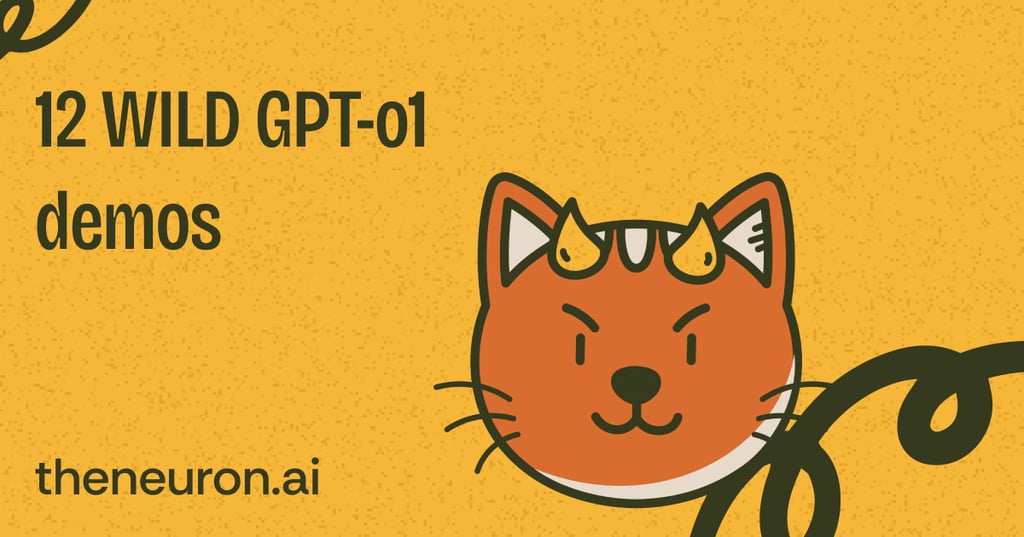 😸12 mind-blowing o1 demos Thumbnail