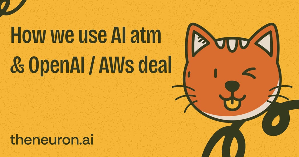 😸 OpenAI's $38B AWS shocker + the real AI bottleneck Thumbnail