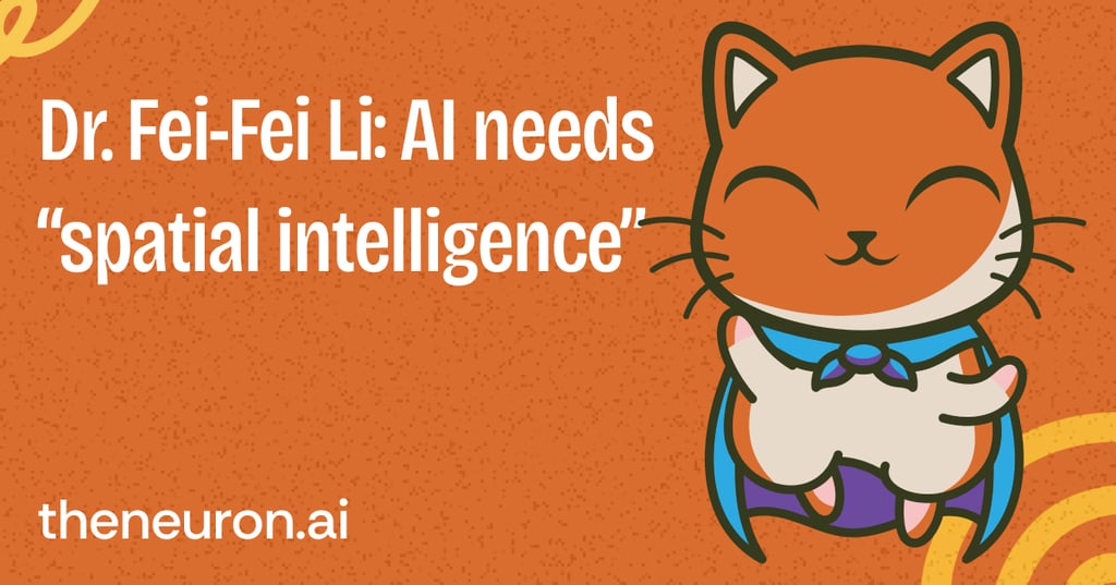 😸 Dr. Fei-Fei Li, the Godmother of AI, on why we need "Spatial Intelligence" Thumbnail