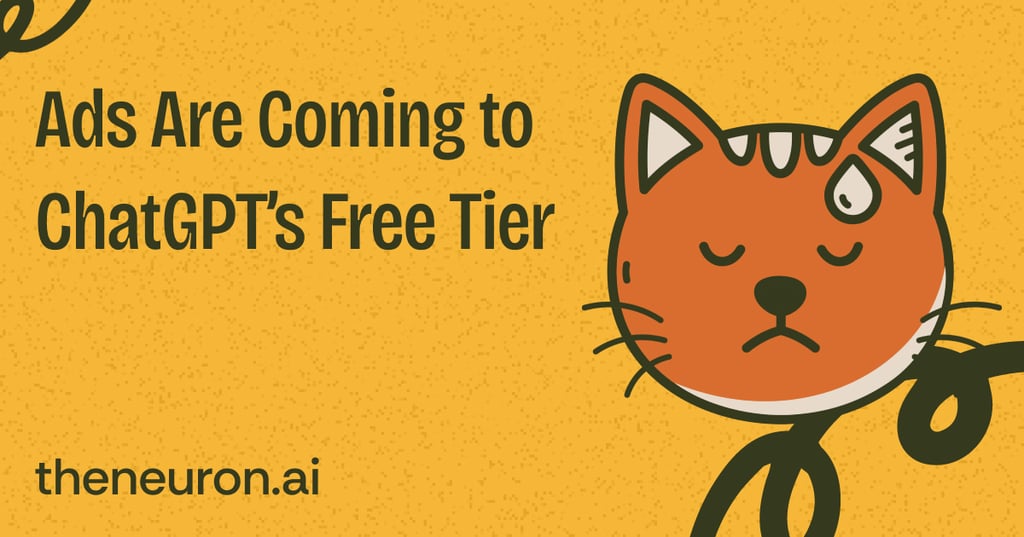 😺 ChatGPT ads are here... Thumbnail