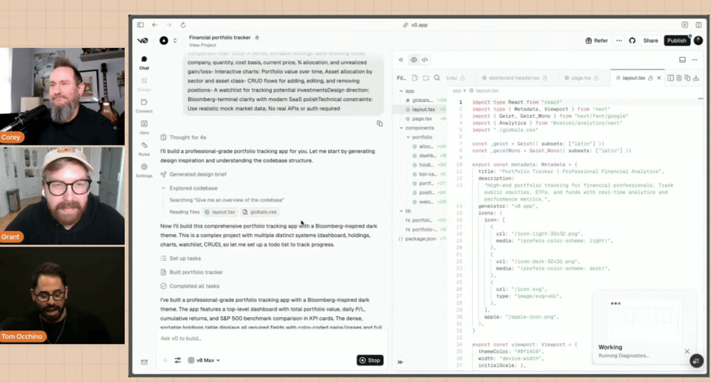 Vibe Coding Goes Mainstream: Inside Vercel's v0 and the Future of Building Apps Cover Image