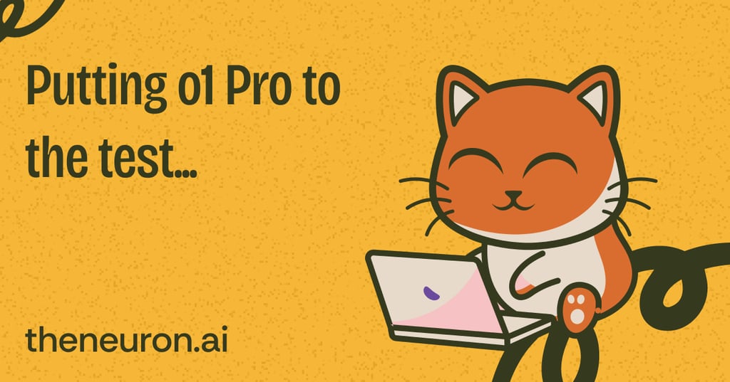😺 o1 Pro is INSANE Thumbnail