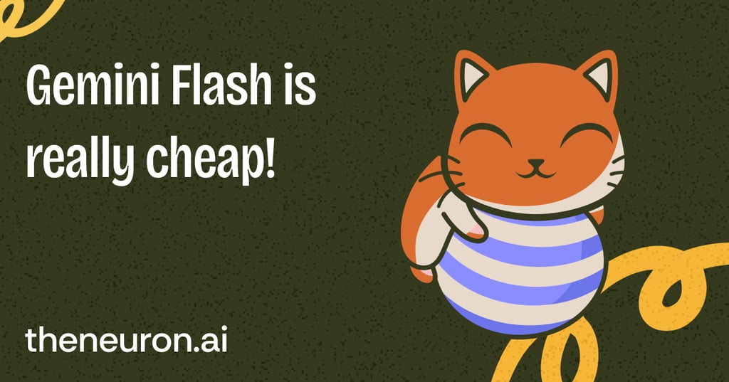😸 Is Gemini Flash 3 "intelligence too cheap to meter"? Thumbnail