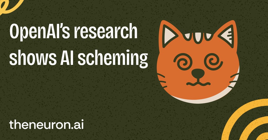 😺 OpenAI's research on AI scheming, explained Thumbnail