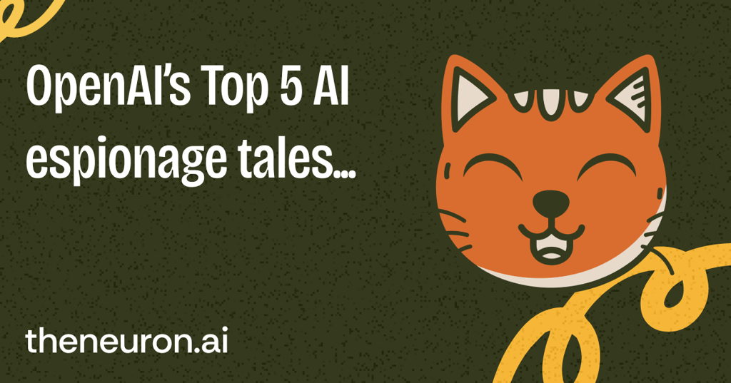 😺 The Top 5 AI spy operations that OpenAI took down... Thumbnail