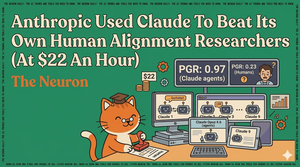😺 Anthropic's AI beat Anthropic's own researchers