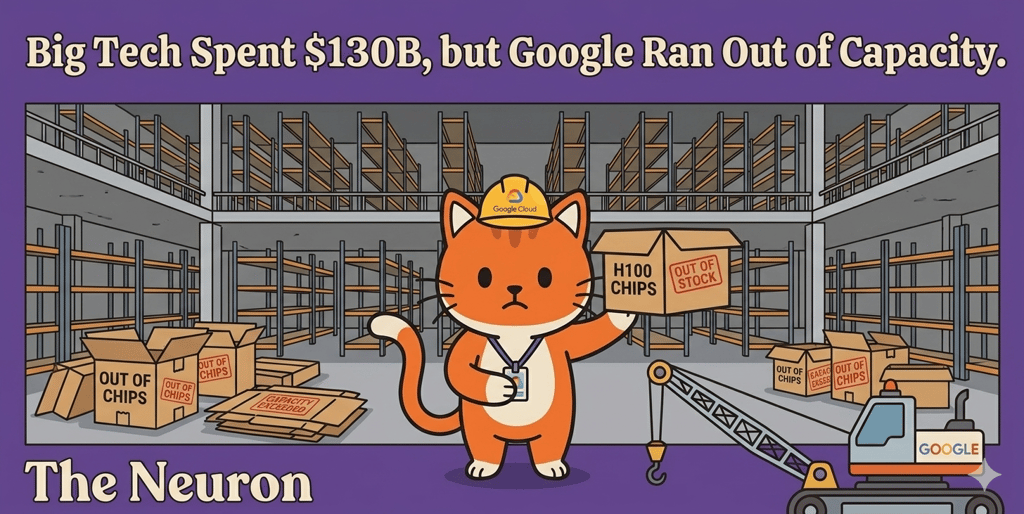 😺 Google ran out of cloud
