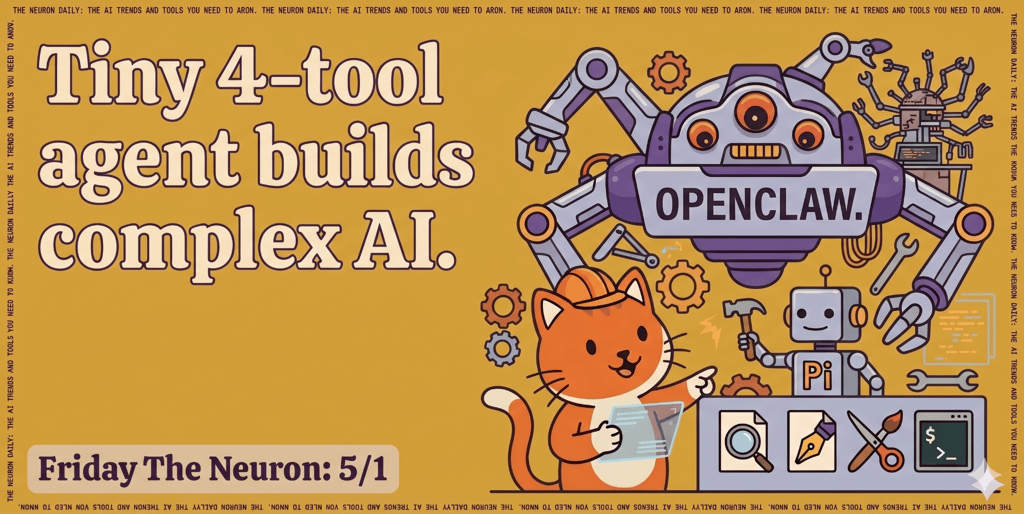 🙀 The 4-tool agent quietly powering OpenClaw