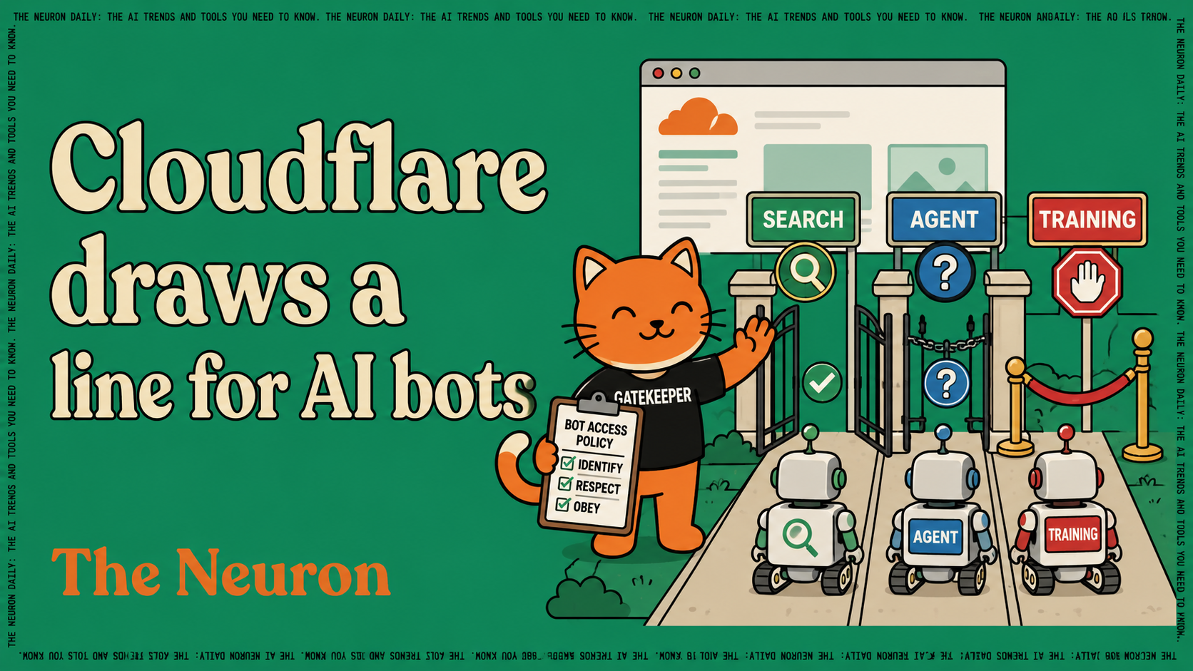 😸 Cloudflare draws an AI bot line